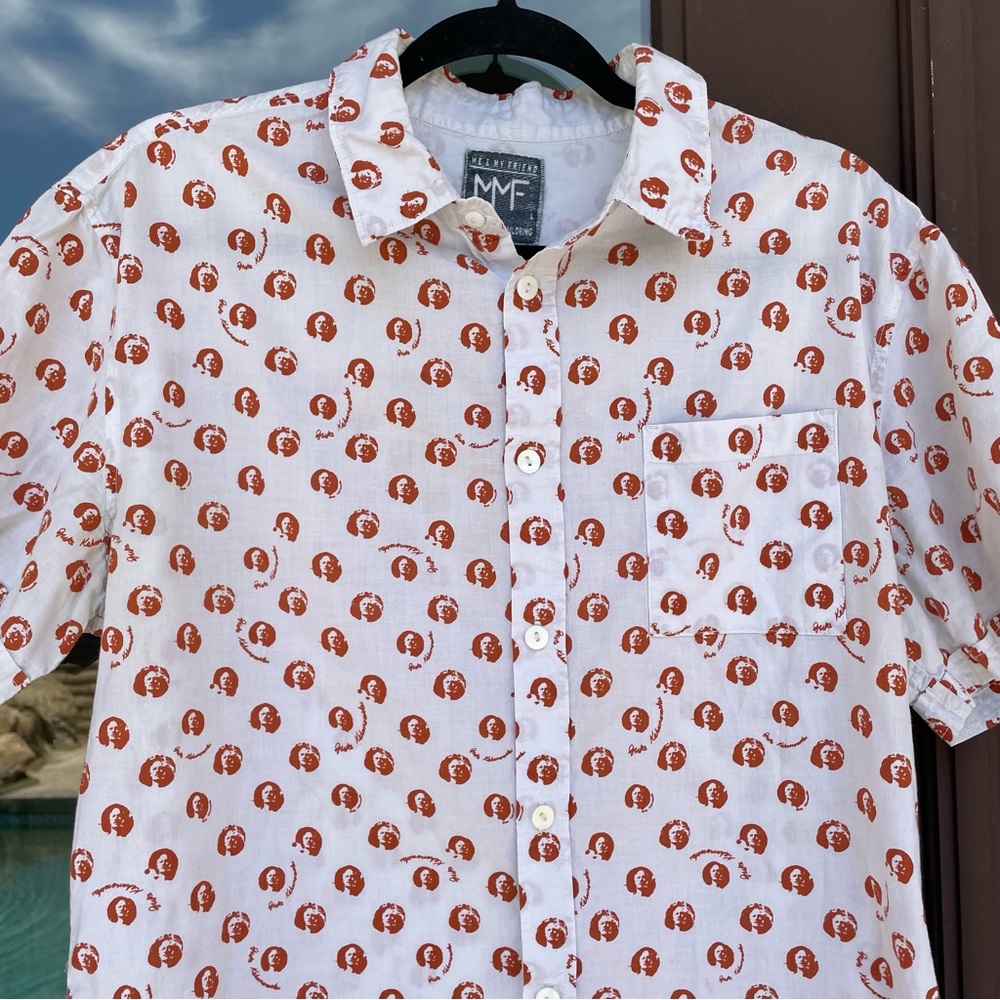 Duke Kahanamoku S/S Button-Down Shirt L